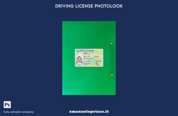 modello FRONTALE photolook Ghana DL stile verificato